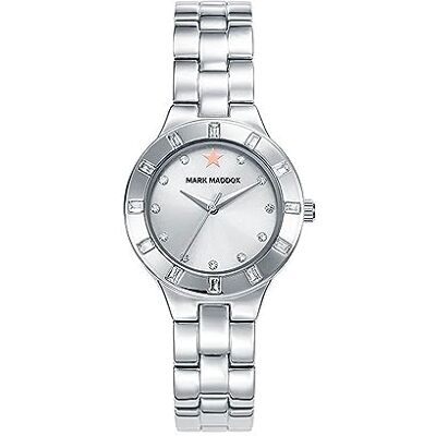 Mark Maddox Montre Femme MM7010-17, Argent Métallique, Bracelet Mark Maddox Montre Femme MM7010-17, Argent Métallique, Bracelet