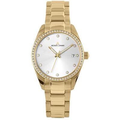 JACQUES LEMANS Derby 1-2133C Montre-bracelet pour femme, Bracelet JACQUES LEMANS Derby 1-2133C Montre-bracelet pour femme, Bracelet