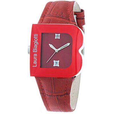 Laura Biagiotti Montre analogique pour femme à quartz avec bracelet en cuir LB0037L-03 Laura Biagiotti Montre analogique pour femme à quartz avec bracelet en cuir LB0037L-03