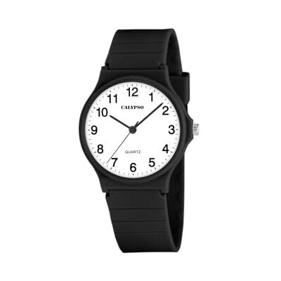 Calypso Montre pour Femme K5880/5 Sweet Time Boîtier en Caoutchouc Bracelet en Caoutchouc Noir Calypso Montre pour Femme K5880/5 Sweet Time Boîtier en Caoutchouc Bracelet en Caoutchouc Noir