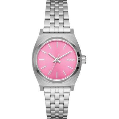 NIXON Montre analogique pour femme avec bracelet en acier inoxydable A399-2719-00, argenté NIXON Montre analogique pour femme avec bracelet en acier inoxydable A399-2719-00, argenté