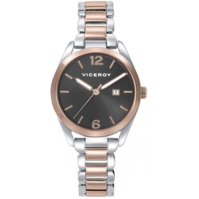 Viceroy Montre 41168-15 pour femme, en acier avec revêtement IP rose Viceroy Montre 41168-15 pour femme, en acier avec revêtement IP rose