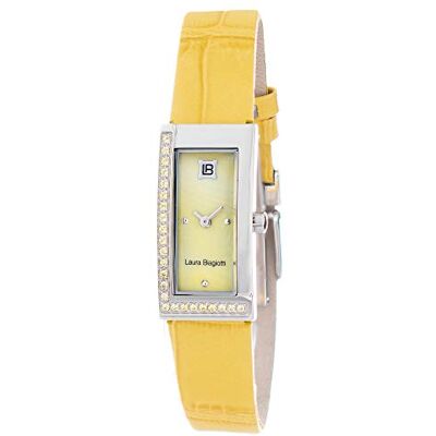 Laura Biagiotti Montre analogique pour femme à quartz avec bracelet en cuir LB0011S-05Z Laura Biagiotti Montre analogique pour femme à quartz avec bracelet en cuir LB0011S-05Z