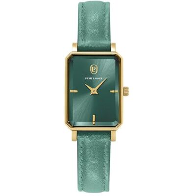 Pierre Lannier Montre femme Ariane doré cuir vert Pierre Lannier Montre femme Ariane doré cuir vert