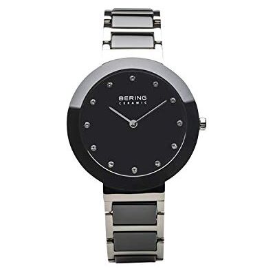BERING Femmes Analogique Quartz Ceramic Collection Montre avec Bracelet en Acier Inoxydable/Céramique & Verre Saphir 11434-742 BERING Femmes Analogique Quartz Ceramic Collection Montre avec Bracelet en Acier Inoxydable/Céramique & Verre Saphir 11434-742