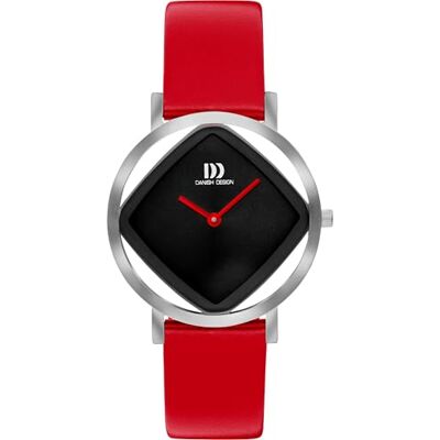 Danish Design Pico Square IV24Q1300 Montre pour femme en acier Rouge, argenté, Moderne Danish Design Pico Square IV24Q1300 Montre pour femme en acier Rouge, argenté, Moderne