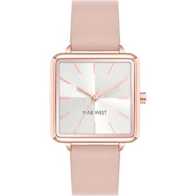 Nine West Montre bracelet pour femme, Rose pâle/or rose, Moderne Nine West Montre bracelet pour femme, Rose pâle/or rose, Moderne