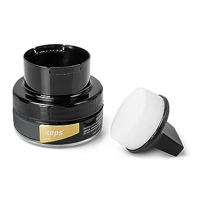 Kaps Cirage avec applicateur éponge Produit d’entretien délicat pour le cuir, intensif et nourrissant 70 couleurs disponibles, 50ml 1.70 fl.oz. Kaps Cirage avec applicateur éponge Produit d’entretien délicat pour le cuir, intensif et nourrissant 70 couleurs disponibles, 50ml 1.70 fl.oz.