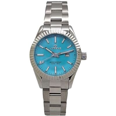 Lorenz Genève 28190DD Montre élégante pour femme Montre à quartz avec boîtier et bracelet en acier Lorenz Genève 28190DD Montre élégante pour femme Montre à quartz avec boîtier et bracelet en acier