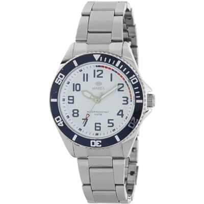 Marea Montre enfant B41361/1 Acier 36 mm Quartz Blanc 10 ATM Écouteurs Bluetooth, blanc, Classique Marea Montre enfant B41361/1 Acier 36 mm Quartz Blanc 10 ATM Écouteurs Bluetooth, blanc, Classique