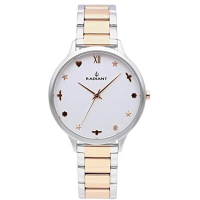 Radiant Grace Montre Femme Analogique Quartz avec Bracelet Acier Inoxydable plaqué Or RA489202, bracelet Radiant Grace Montre Femme Analogique Quartz avec Bracelet Acier Inoxydable plaqué Or RA489202, bracelet