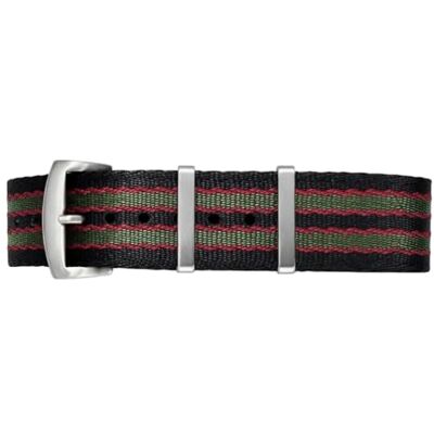 masar Bracelet NATO James 22mm Noir Rouge Vert Bracelet Montre Bond Otan G10 en Tissu (Nylon) – 007 2 Bandes – Watch Strap masar Bracelet NATO James 22mm Noir Rouge Vert Bracelet Montre Bond Otan G10 en Tissu (Nylon) – 007 2 Bandes – Watch Strap