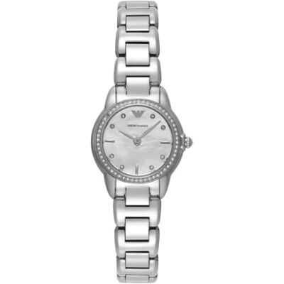 Giorgio Armani Montre à quartz analogique pour femme avec bracelet en acier inoxydable AR11669, argenté Giorgio Armani Montre à quartz analogique pour femme avec bracelet en acier inoxydable AR11669, argenté