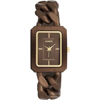 Oozoo Montre Timepieces pour Femme Élégante Montre Moderne Analogique, Bronze, Lanière Oozoo Montre Timepieces pour Femme Élégante Montre Moderne Analogique, Bronze, Lanière