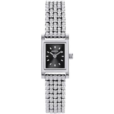 BREIL Montre TW2104 Femme DEMURE cadran mono-couleur noir mouvement seulement temps 2 aiguilles quartz et bracelet acier argenté BREIL Montre TW2104 Femme DEMURE cadran mono-couleur noir mouvement seulement temps 2 aiguilles quartz et bracelet acier argenté
