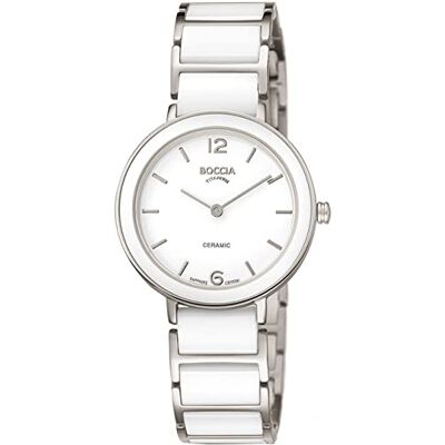 Boccia Montre pour femme 3311-01, Blanc., Einheitsgröße, Bracelet Boccia Montre pour femme 3311-01, Blanc., Einheitsgröße, Bracelet