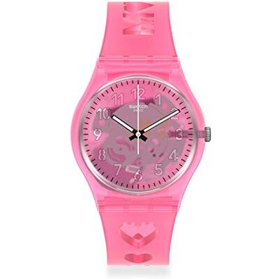 Swatch Montre Gent GZ354 Love with All The Alphabet Édition Spéciale Fête des Mères, sangle Swatch Montre Gent GZ354 Love with All The Alphabet Édition Spéciale Fête des Mères, sangle