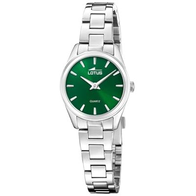 Lotus 19006/3-2GETHER 19006/3-2GETHER Montre analogique pour femme en acier inoxydable 316L argenté Montre élégante avec bracelet Montre à quartz Verre minéral Étanche 5 ATM Lotus 19006/3-2GETHER 19006/3-2GETHER Montre analogique pour femme en acier inoxydable 316L argenté Montre élégante avec bracelet Montre à quartz Verre minéral Étanche 5 ATM