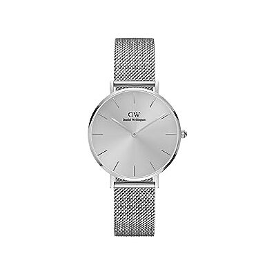 Daniel Wellington DW00100468 Dames petite unitone zilver 32 mm horloge Daniel Wellington DW00100468 Dames petite unitone zilver 32 mm horloge