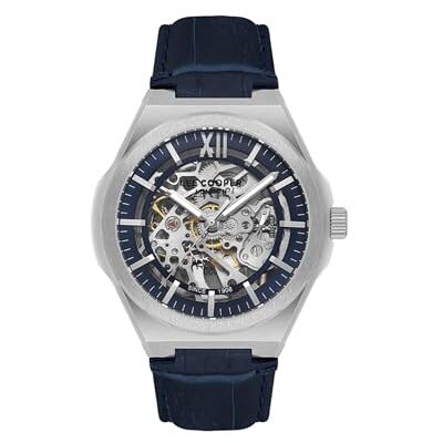 Lee Cooper Montre Homme Affichage Automatique Bracelet Cuir LC08050.399 Bleu, Bleu, Sangle, Bleu, Sangle Lee Cooper Montre Homme Affichage Automatique Bracelet Cuir LC08050.399 Bleu, Bleu, Sangle, Bleu, Sangle