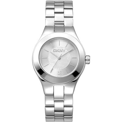 DKNY Parsons Midi Montre à quartz 5 ATM, argenté, Einheitsgröße, Moderne DKNY Parsons Midi Montre à quartz 5 ATM, argenté, Einheitsgröße, Moderne