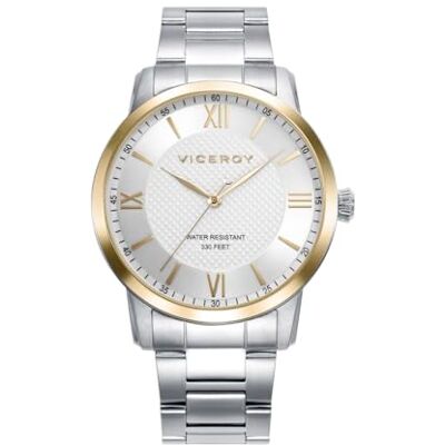 Viceroy Montre Grand 41145-83 pour homme en acier inoxydable bicolore, Bracelet Viceroy Montre Grand 41145-83 pour homme en acier inoxydable bicolore, Bracelet