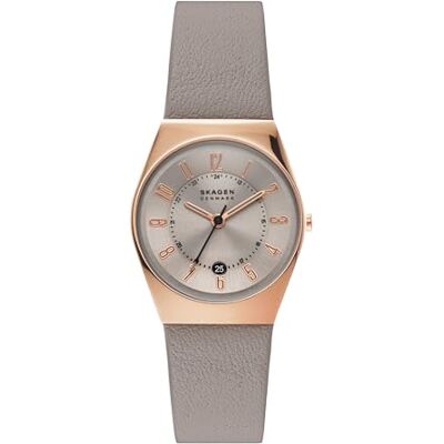 Skagen Grenen Watch for Women, Quartz three hand movement with Stainless steel or Leather Strap Skagen Grenen Watch for Women, Quartz three hand movement with Stainless steel or Leather Strap