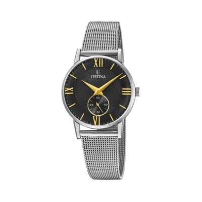 Festina Analogique F20572/4, argent, bracelet Festina Analogique F20572/4, argent, bracelet