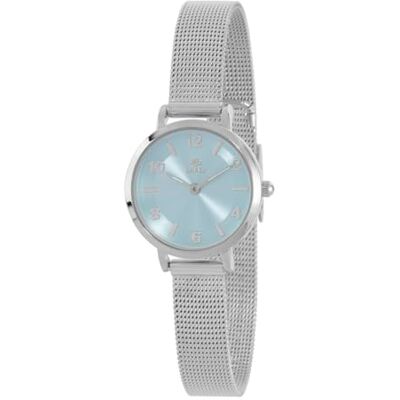 Marea Montre femme B41403/5 Acier inoxydable, bracelet maille milanaise, cadran turquoise, 25 mm, 3 ATM, argent métallique Marea Montre femme B41403/5 Acier inoxydable, bracelet maille milanaise, cadran turquoise, 25 mm, 3 ATM, argent métallique