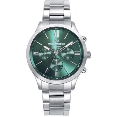 Mark Maddox Montre chrono HM1019-63 pour hommes en acier inoxydable Mark Maddox Montre chrono HM1019-63 pour hommes en acier inoxydable