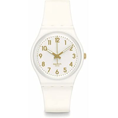 Swatch Montre Gent Bio SO28W106-S14 White Bishop, Bracelet, Classique Swatch Montre Gent Bio SO28W106-S14 White Bishop, Bracelet, Classique