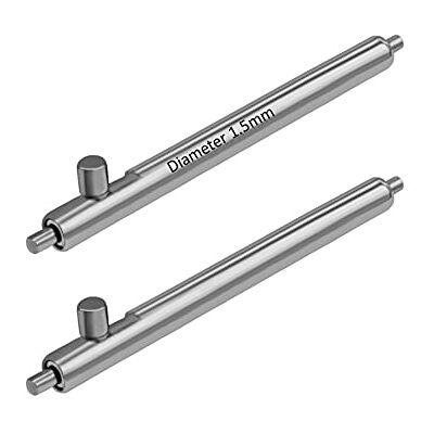 masar 20 à 22mm – Premium Deluxe 316L Ø 1.5mm ou 1.8mm – Quick Release Spring Bars for Watches – Barrettes pour Montre (2 pcs) (Taille = Distance des Attaches) masar 20 à 22mm – Premium Deluxe 316L Ø 1.5mm ou 1.8mm – Quick Release Spring Bars for Watches – Barrettes pour Montre (2 pcs) (Taille = Distance des Attaches)