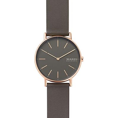 Skagen Signatur Watch for Women, Quartz two hand movement with Stainless steel or leather strap Skagen Signatur Watch for Women, Quartz two hand movement with Stainless steel or leather strap