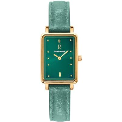 Pierre Lannier Femme Analogique Quartz Montre avec Bracelet en Cuir 050K577, Vert Pierre Lannier Femme Analogique Quartz Montre avec Bracelet en Cuir 050K577, Vert