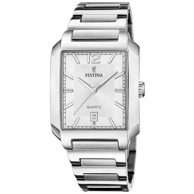Festina Montre pour hommes On the square F20677/2 en acier inoxydable Festina Montre pour hommes On the square F20677/2 en acier inoxydable