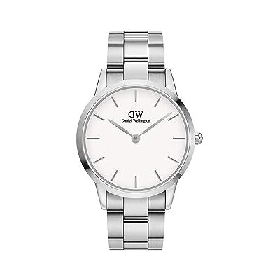 Daniel Wellington DW00100341 Dames iconisch schakelzilver 40 mm horloge Daniel Wellington DW00100341 Dames iconisch schakelzilver 40 mm horloge