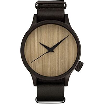INGRAX Montres Montre pour Femmes Bambou Montre-Bracelet Mode décontractée Horloge Unisexe Bracelet en Cuir Montres Rondes Montre en Bois Hommes, A INGRAX Montres Montre pour Femmes Bambou Montre-Bracelet Mode décontractée Horloge Unisexe Bracelet en Cuir Montres Rondes Montre en Bois Hommes, A