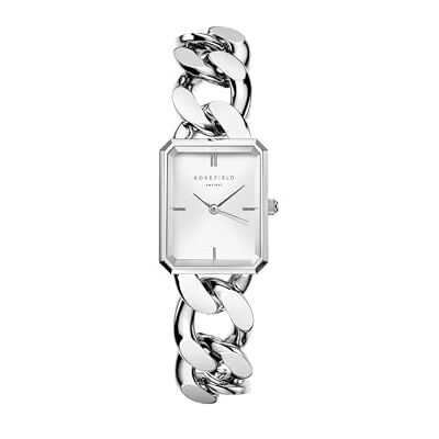 Rosefield Octagon XS Studio Montre Femme Bracelet Chaîne Acier Inoxydable 19.5x24mm Rosefield Octagon XS Studio Montre Femme Bracelet Chaîne Acier Inoxydable 19.5x24mm