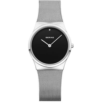 BERING Classic Collection 12130-002 Montre à quartz analogique pour femme avec bracelet en acier inoxydable et verre saphir, Bracelet BERING Classic Collection 12130-002 Montre à quartz analogique pour femme avec bracelet en acier inoxydable et verre saphir, Bracelet