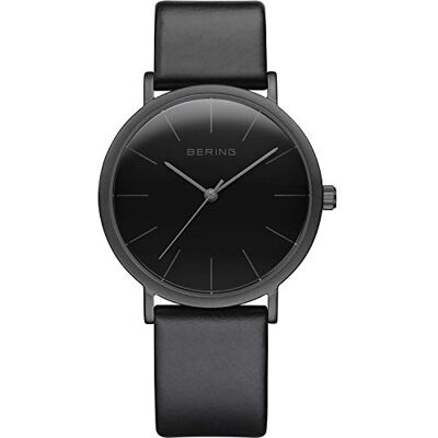 BERING Femmes Analogique Quartz Classic Collection Montre avec Bracelet en Cuir de Veau & Verre Saphir 13436-422 BERING Femmes Analogique Quartz Classic Collection Montre avec Bracelet en Cuir de Veau & Verre Saphir 13436-422