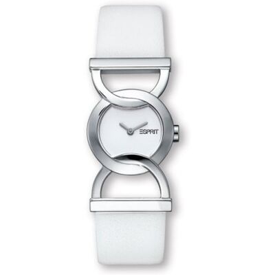 ESPRIT 4326032 Montre Femme Quartz Analogique Bracelet Cuir Blanc, Blanc/Blanc ESPRIT 4326032 Montre Femme Quartz Analogique Bracelet Cuir Blanc, Blanc/Blanc