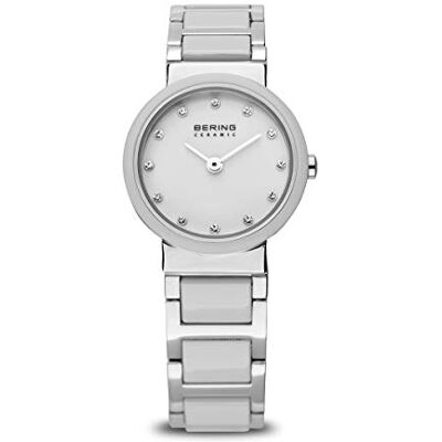 BERING Femmes Analogique Quartz Ceramic Collection Montre avec Bracelet en Acier Inoxydable/Céramique & Verre Saphir 10725-754 BERING Femmes Analogique Quartz Ceramic Collection Montre avec Bracelet en Acier Inoxydable/Céramique & Verre Saphir 10725-754