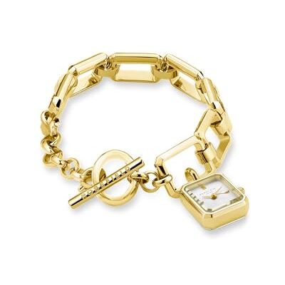 Rosefield Studio Montre Femme Bracelet Acier Plaqué Or 23K 15x18.5mm Rosefield Studio Montre Femme Bracelet Acier Plaqué Or 23K 15x18.5mm