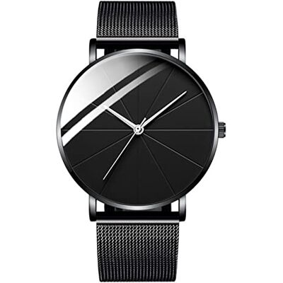 INGRAX Montres minimalistes Mode Hommes Montres Hommes Affaires Horloge Ultra Mince en Acier Inoxydable Maille Ceinture Quartz Montre-Bracelet INGRAX Montres minimalistes Mode Hommes Montres Hommes Affaires Horloge Ultra Mince en Acier Inoxydable Maille Ceinture Quartz Montre-Bracelet
