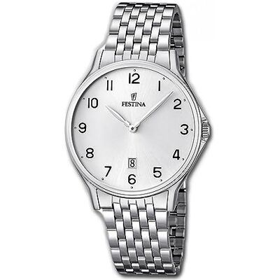 Festina Hommes Analogique Quartz Montre avec Bracelet en Acier Inoxydable F16744/1, Multicolore/Argent, Bracelet Festina Hommes Analogique Quartz Montre avec Bracelet en Acier Inoxydable F16744/1, Multicolore/Argent, Bracelet