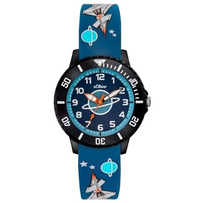 s.Oliver Montre Pour Enfants Pour Garçons Et Filles 30 Mm Bonne Lisibilité Résistant Bracelet En Silicone 5 Atm Étanche Haut Confort De Port Analogiqueique Montre-Bracelet Avec Mouvement s.Oliver Montre Pour Enfants Pour Garçons Et Filles 30 Mm Bonne Lisibilité Résistant Bracelet En Silicone 5 Atm Étanche Haut Confort De Port Analogiqueique Montre-Bracelet Avec Mouvement