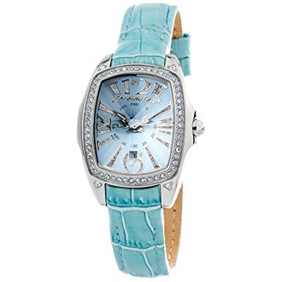 Chronotech Montre à quartz analogique pour femme avec bracelet en cuir CT7948LS-01 Chronotech Montre à quartz analogique pour femme avec bracelet en cuir CT7948LS-01