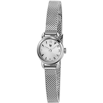 Lip Montre analogique pour femme avec bracelet en acier inoxydable CW0101212004, noir, bracelet Lip Montre analogique pour femme avec bracelet en acier inoxydable CW0101212004, noir, bracelet
