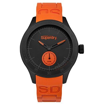 Superdry Homme Analogique Quartz Montre avec Bracelet en Silicone SYG212OB, Bracelet Superdry Homme Analogique Quartz Montre avec Bracelet en Silicone SYG212OB, Bracelet