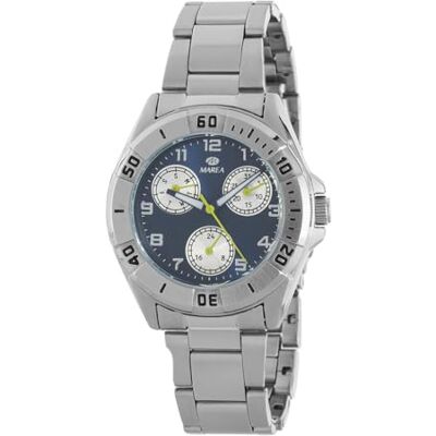 Marea Montre enfant B41360/3 Métal 36 mm Quartz Bleu 5ATM Écouteurs Bluetooth, bleu, Classique Marea Montre enfant B41360/3 Métal 36 mm Quartz Bleu 5ATM Écouteurs Bluetooth, bleu, Classique